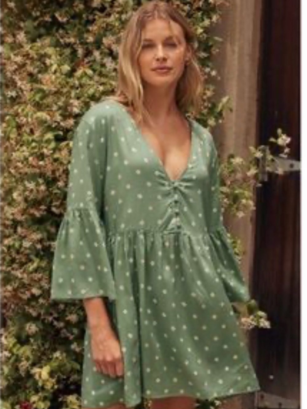 Summersalt Easy Breezy Eco Voile Mini Dress Cover-Up NWT